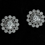 1 1/2CT CT Diamond Stud Earrings 